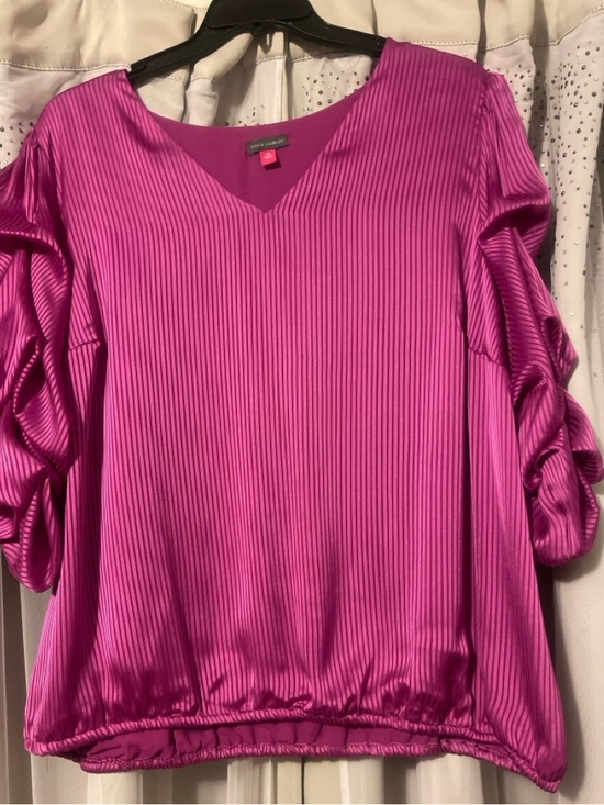 Tops - Vince Camuto Shadow Stripe Blouse